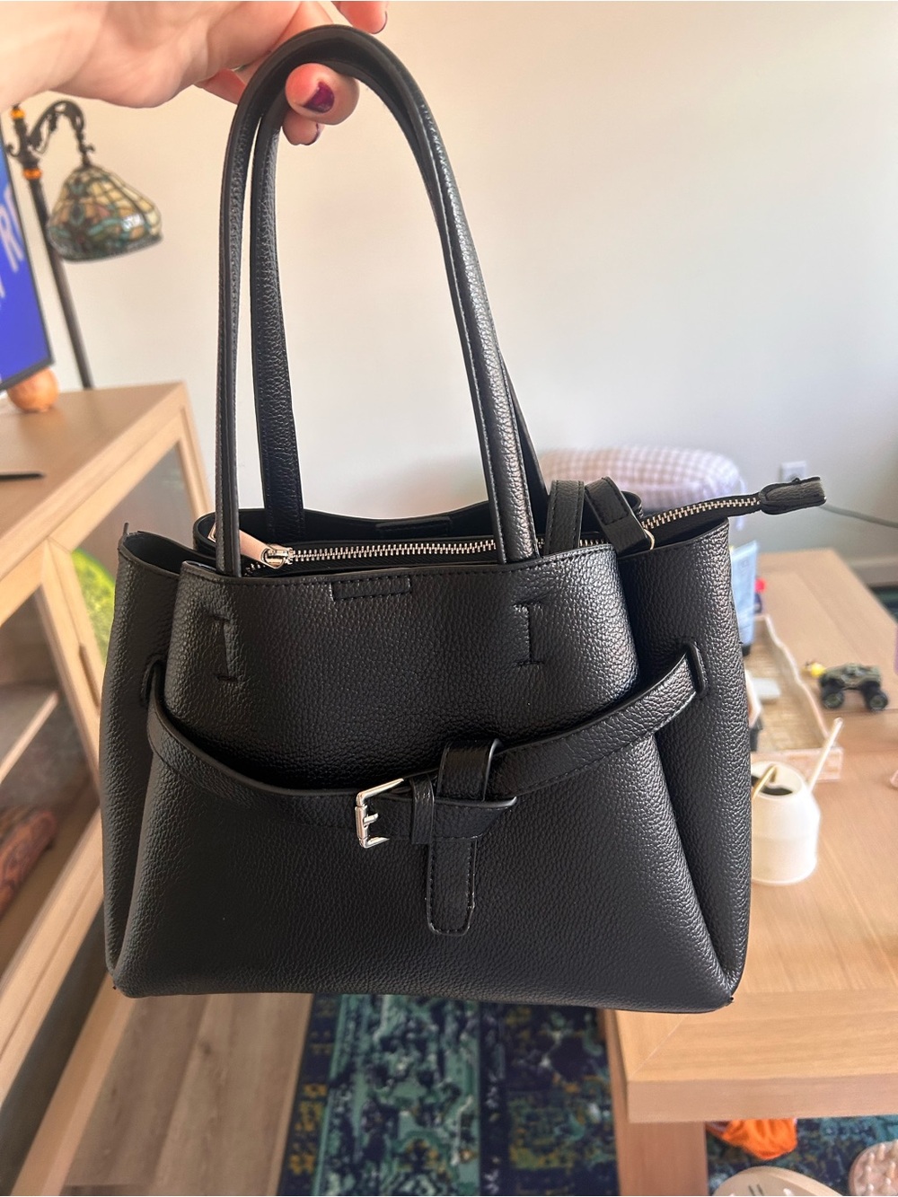 CUTE Black Purse!! Handbag or Crossbody 🖤